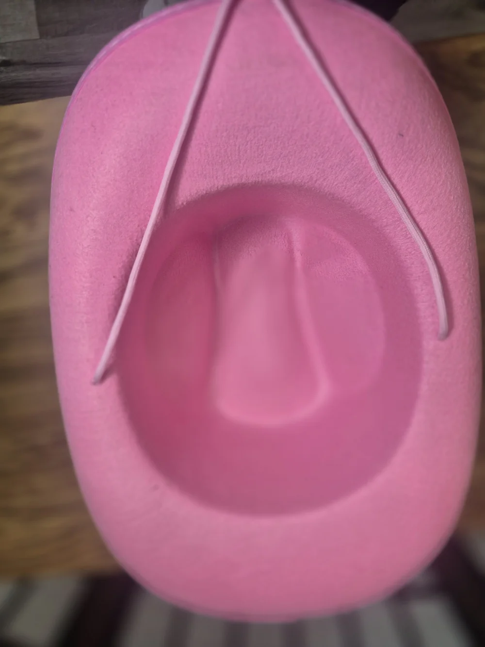 Pink Glittwr Cowboy Hat with Silver Glitter Band